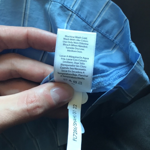 FREE ASSEMBLY light blue wrap top with stretch waist and 3 quarter sleeves Small - Picture 7 of 10